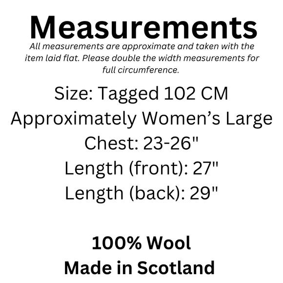 Real Shetland Sweater Womens Large Gray Wool Vest Dark Academia Preppy Scotland - Picture 4 of 7